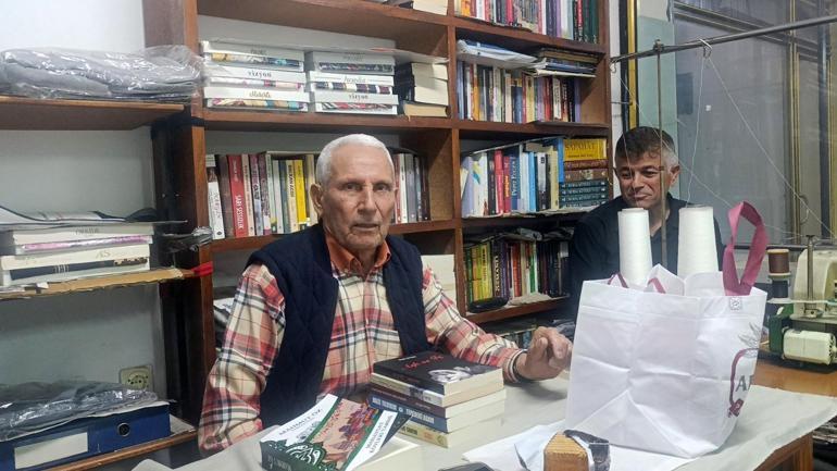 70 yıldır hem okuyor hem terzilik yapıyor 65 yılda 2 binden fazla kitap okudu: Hedefim ömrümü okuyarak tamamlamak