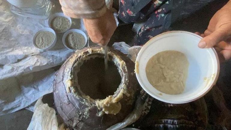Ağrıda uygulanan asırlık bayram geleneği Kazan kazan kaynatıldı, ateş sabaha kadar yandı