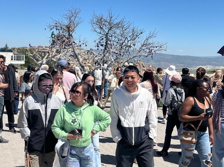 Kapadokyada bayram tatili yoğunluğu Oteller doldu taştı