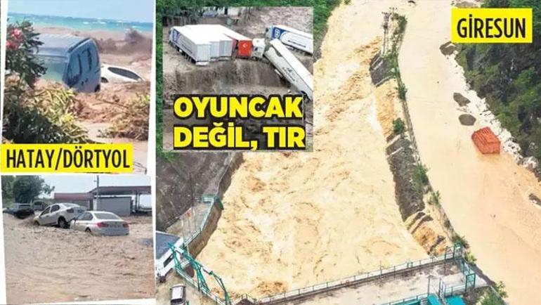 Doğu Akdeniz’i sağanak vurdu Bursa, Hatay ve Osmaniye’de dereler taştı, evleri ve yolları su bastı