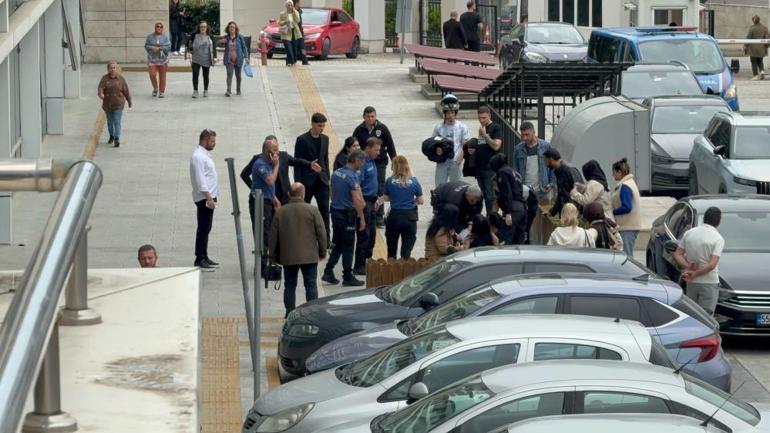 Adliyede dava sonrası feci kavga İntihar girişimi ve 8 gözaltı