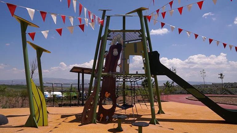 LÖSEV Lösemili Çocuklar Köyünde oyun parkı yenilendi
