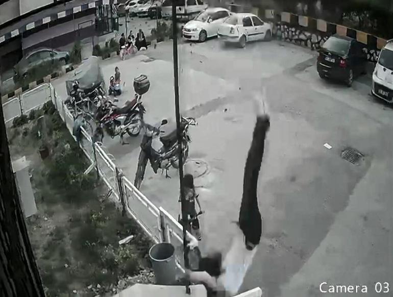 Mucize kurtuluş 12. kattan düştü, hayata tutundu