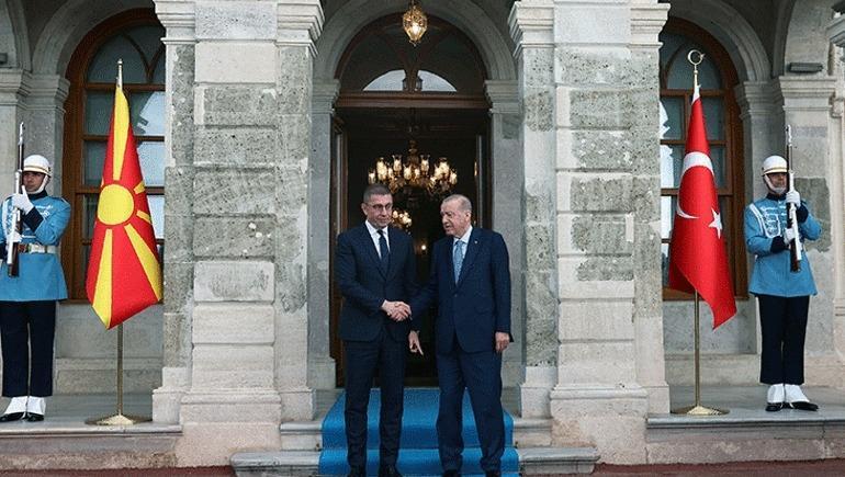 Cumhurbaşkanı Erdoğan, Kuzey Makedonya Başbakanı Mickoskiyi kabul etti