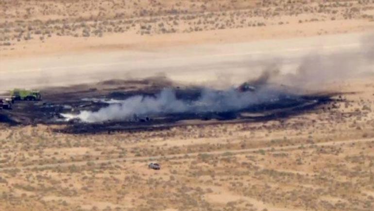 ABDde B-52 bombardıman uçağı faciası Kalktıktan saniyeler sonra düştü