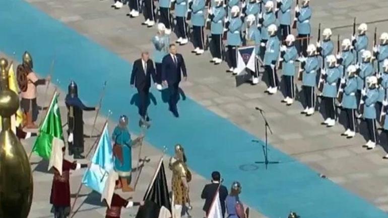 Cumhurbaşkanı Erdoğan, Polonya Cumhurbaşkanı Nawrockiyi resmi törenle karşıladı