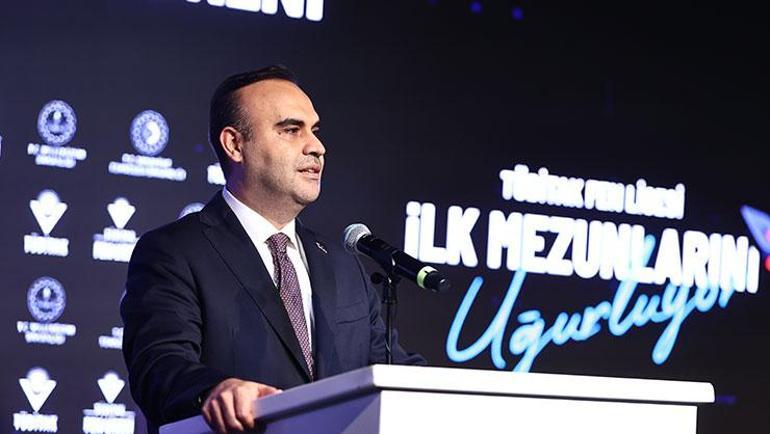 TÜBİTAK Fen Lisesi ilk mezunlarını verdi Bakan Kacır: Sizler bizim umudumuzsunuz