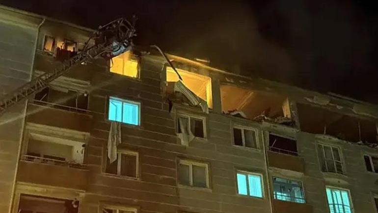 Çorluda korku dolu anlar Apartman dairesinde patlama: 1 kişi hayatını kaybetti