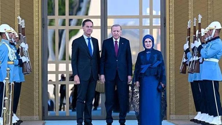 Beştepede tarihi NATO resepsiyonu Erdoğan çifti liderleri karşıladı