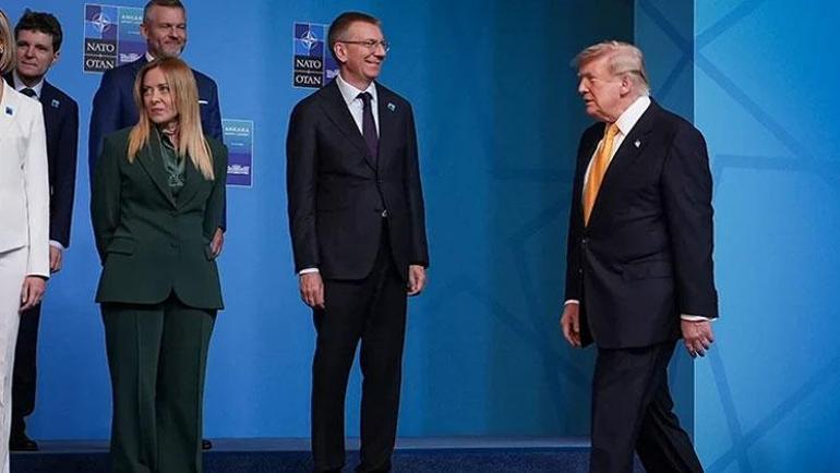 NATO aile fotoğrafında soğuk rüzgar Meloni ile Trump arasındaki kriz kameralara yansıdı