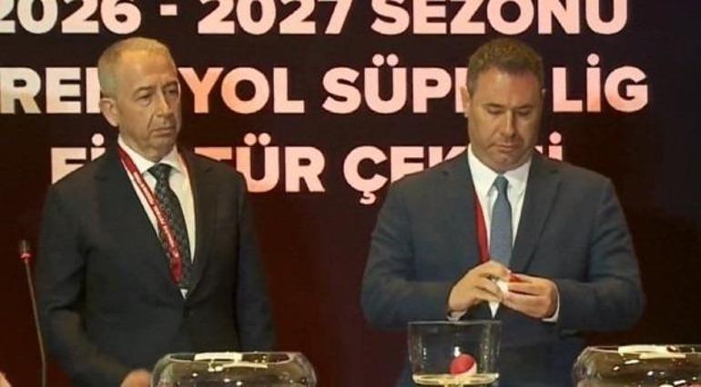 Süper Ligde 2026-2027 sezonu fikstürü çekildi Derbilerin haftaları belli oldu