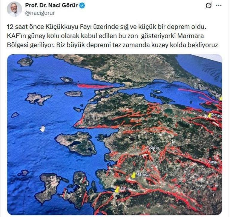 Çanakkale sonrası Naci Görürden tedirgin eden açıklama ‘Büyük depremi bekliyoruz’