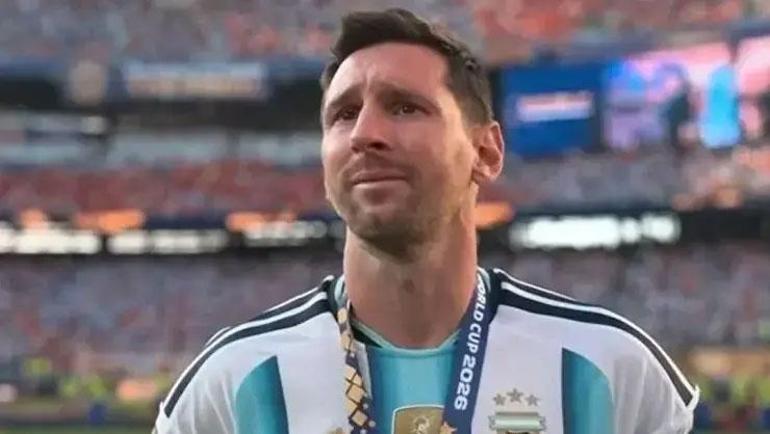 Arjantin finalde kaybetti Messi gözyaşlarına hakim olamadı