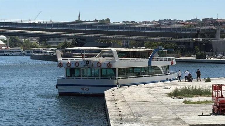 Haliçte tur teknesi faciası Denize düşen personelin cansız bedeni bulundu