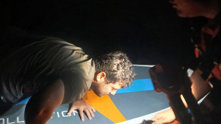 SUP board kabusu Fırtına çıktı, 35 kişi gölün ortasında mahsur kaldı