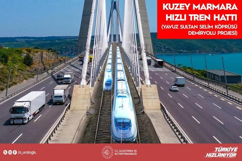 Bakan Uraloğlu duyurdu İstanbul Kuzey Demir Yolu Geçişi Projesi’nde dev adım
