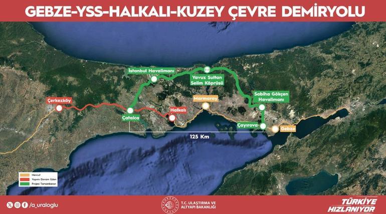 Bakan Uraloğlu duyurdu İstanbul Kuzey Demir Yolu Geçişi Projesi’nde dev adım