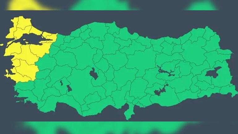 İstanbul dahil 11 ilde sarı alarm Uyarılar peş peşe geldi: Kuvvetli rüzgar ve fırtınaya dikkat
