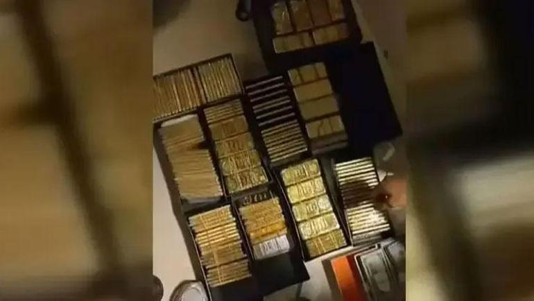 Alihan Kuriş soruşturmasında yeni görüntü: Tek adreste 200 kilo külçe altın