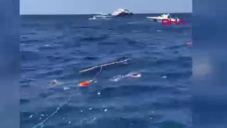 KKTC açıklarında yolcu gemisi battı 8 kişi hayatını kaybetti, 18kişiye ulaşamadık