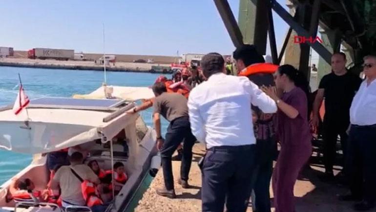KKTC açıklarında yolcu gemisi battı 8 kişi hayatını kaybetti, 18kişiye ulaşamadık