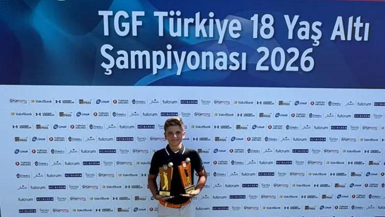 Türkiye 18 Yaş Altı Golf Şampiyonası’nda Kaan Albayrak iki birincilik elde etti