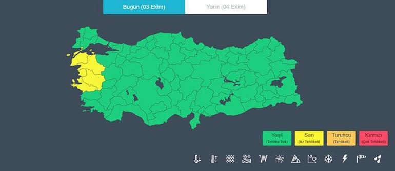 Meteoroloji’den 4 ile sarı kodlu uyarı Fırtına ve sağanak geliyor: İstanbul’da hava değişiyor