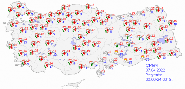 Meteorolojiden uyarı Önümüzdeki 3 güne dikkat, şiddetli geliyor