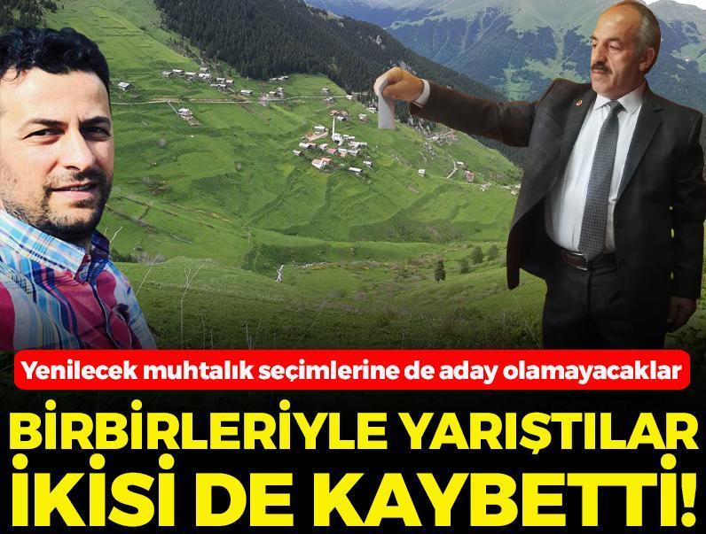 Trabzon'da muhtarlık yarışında kazanan ve kaybedene sabıka engeli