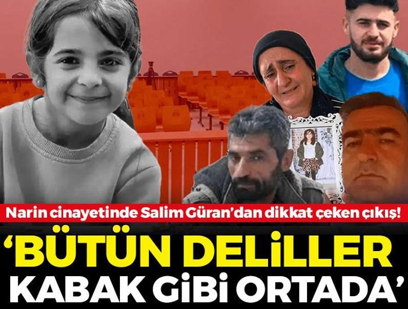 Narin cinayetinde dikkat çeken çıkış! Amca Salim Güran isim verdi: ‘Deliller kabak gibi ortada’