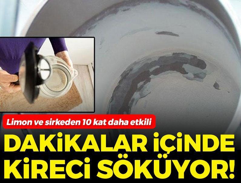 Su ısıtıcısındaki kireç dakikalar içinde çözülüyor! Limon ve sirkeden 10 kat daha etkili