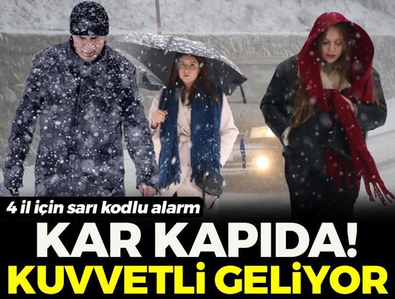 Kar kuvvetli geliyor! Meteoroloji'nin son hava durumu raporu