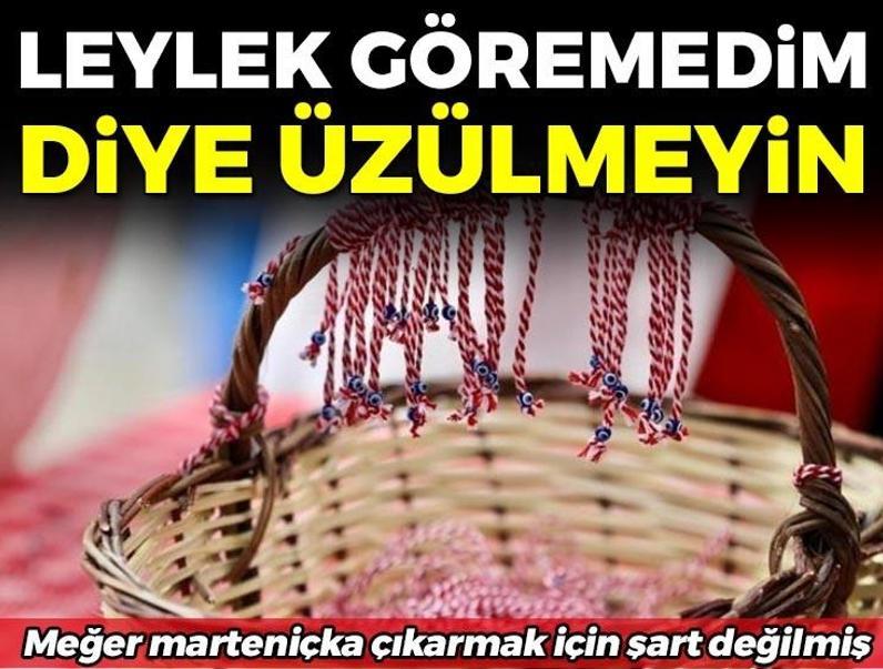 Leylek göremedim diye üzülmeyin! Meğer marteniçka çıkarmak için kimsenin bilmediği bir B planı varmış...