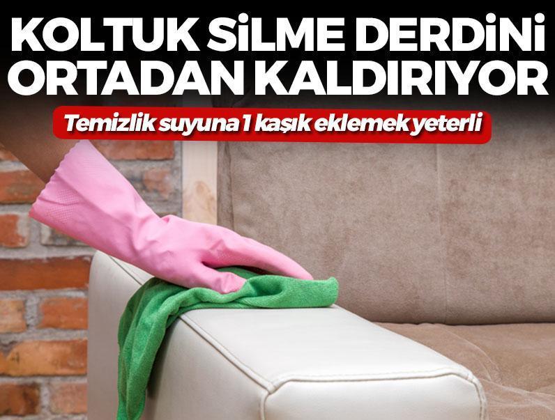 Saatlerce koltuk silme derdini ortadan kaldırıyor! Temizlik suyuna 1 kaşık ekleyince lekeleri kolayca çıkarıyor