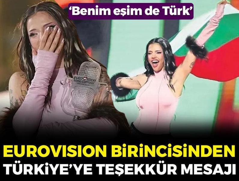 Eurovision birincisi Dara'dan Türkiye'ye teşekkür mesajı! 'Benim eşim de Türk'