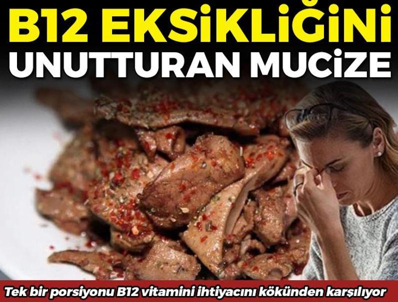 B12 eksikliğini unutturan mucize gıda: Tek bir porsiyonu B12 vitamini ihtiyacını kökünden karşılıyor