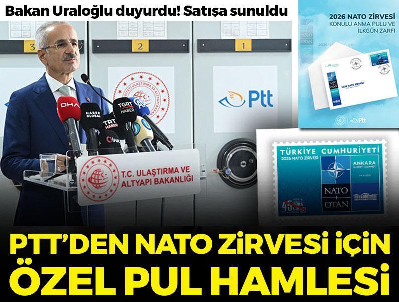 PTT'den 2026 NATO Zirvesi için özel pul!