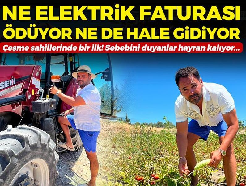 Çeşme sahillerinde bir ilk! Ne elektrik parası ödüyor ne de hale gidiyor: Sebebini duyanlar hayran kalıyor...