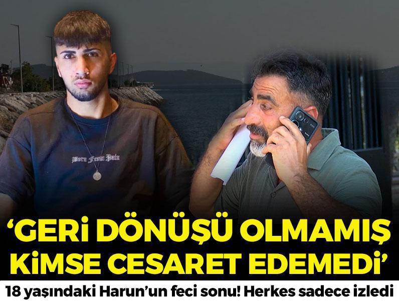 Serinlemek için girdiği deniz 18 yaşındaki Harun'un sonu oldu! 'Kimse cesaret edememiş'