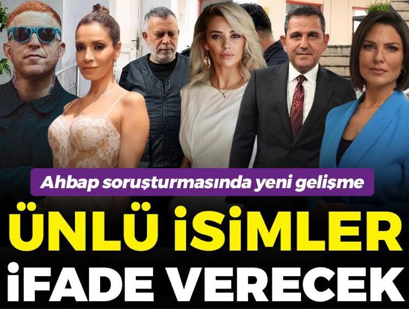 Ahbap soruşturmasında yeni gelişme! Ece Ünver, Feyza Altun ve Fatih Portakal dahil 5 isim ifade verecek