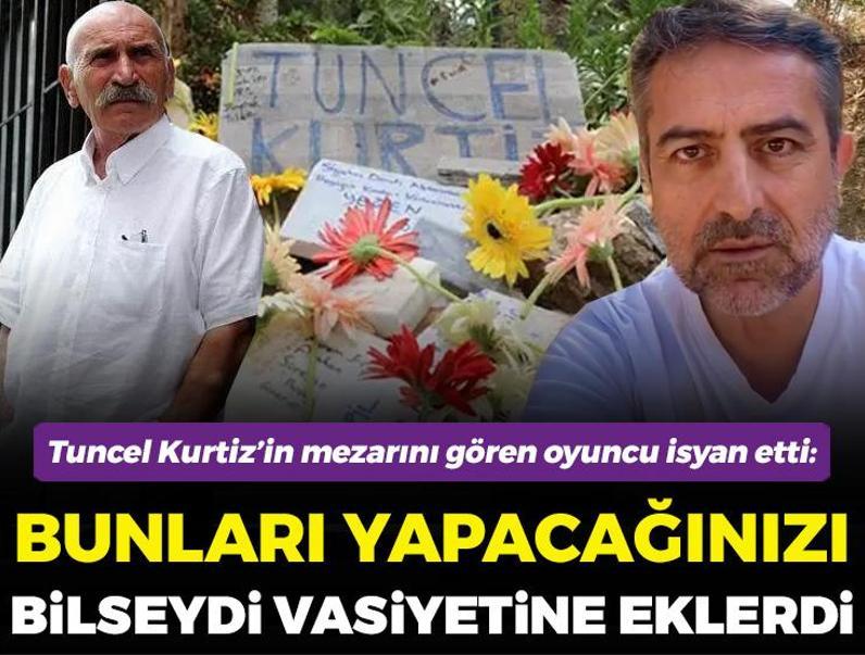 Tuncel Kurtiz'in mezarını gören Nail Kırmızıgül'den tepki! 'Manzara beni üzdü'