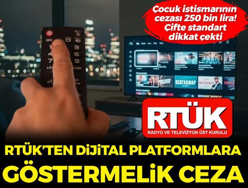 RTÜK'ün dijital platformlara verdiği yaptırımlar tepki çekti! 250 bin TL'lik ceza ‘çifte standart’ tartışması başlattı