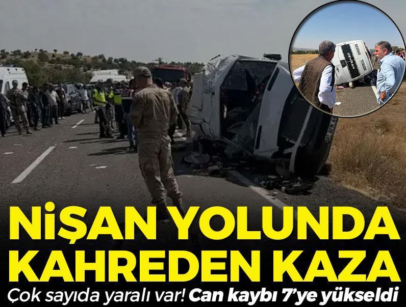 Diyarbakır'da nişan yolunda feci kaza! Ölü sayısı 5'e yükseldi