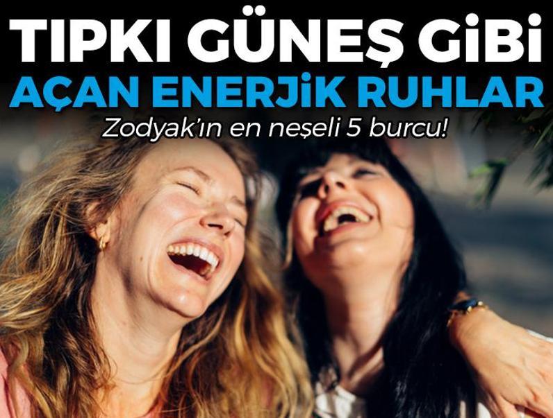 Güneş gibi açan ruhlar: Zodyak’ın en neşeli ve pozitif 5 burcu belli oldu!