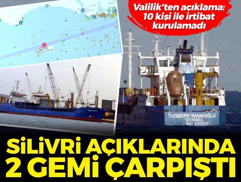 Marmara Denizi'nde iki gemi çarpıştı! 10 personelle irtibat kurulamıyor