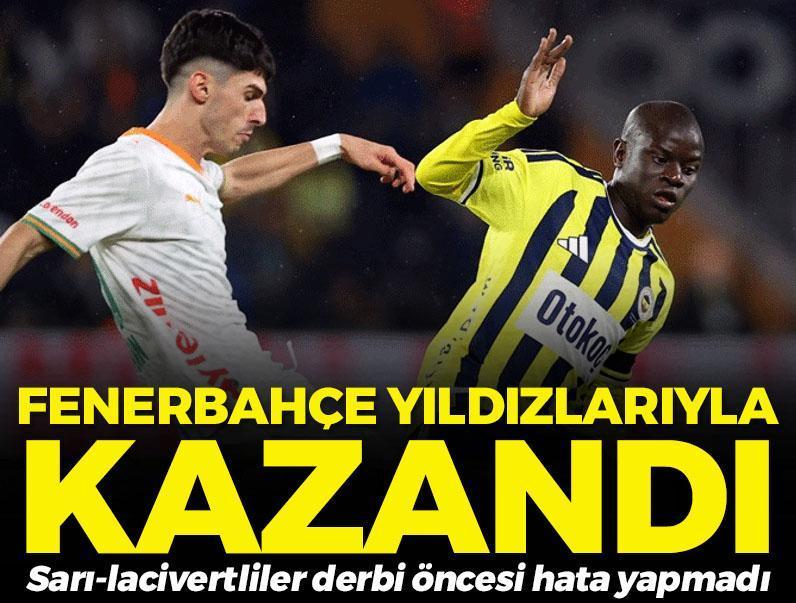 Süper Lig'de Fenerbahçe Alanyaspor'u konuk ediyor