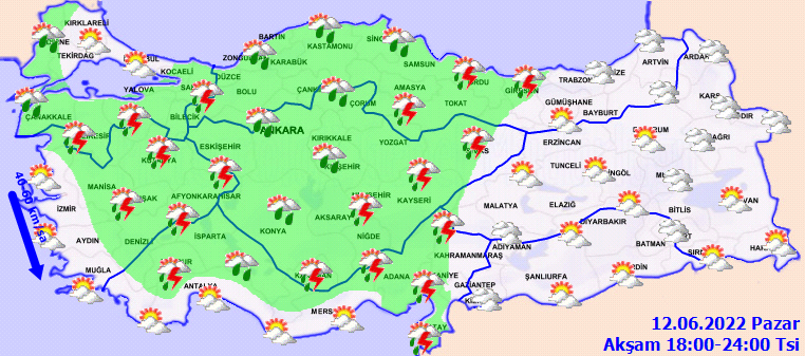 Meteorolojiden 37 ile sarı kodlu uyarı: Kuvvetli yağış geliyor