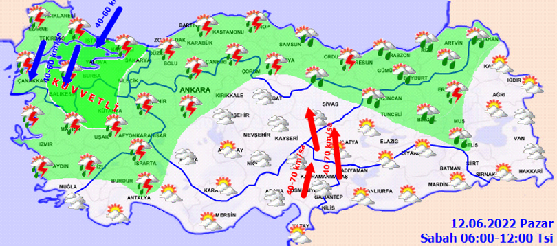 Meteorolojiden 37 ile sarı kodlu uyarı: Kuvvetli yağış geliyor